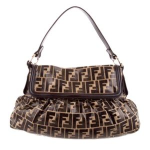 Fendi Leather Zucca Bag